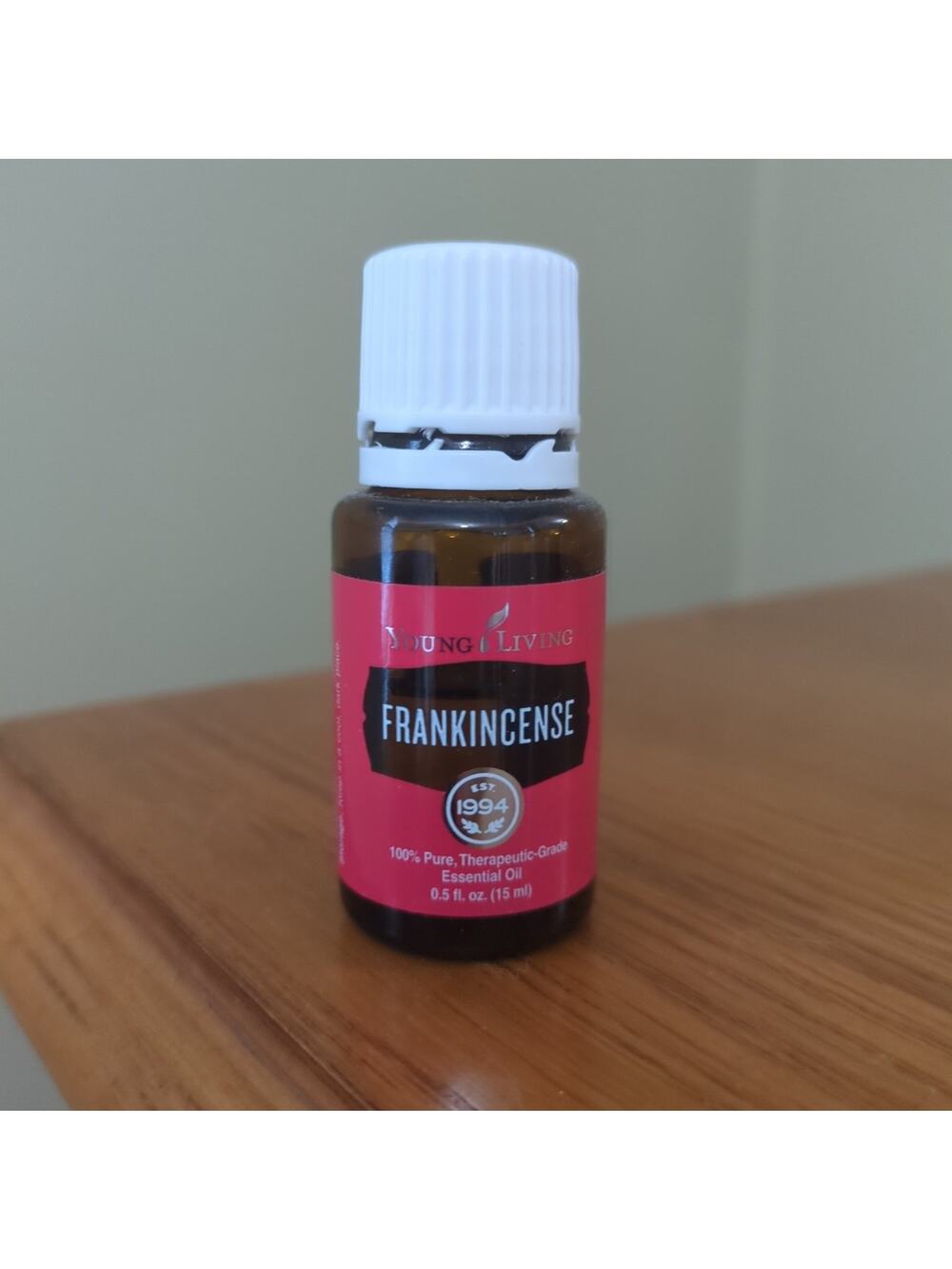 Young Living Frankincense 15ml bottle.
